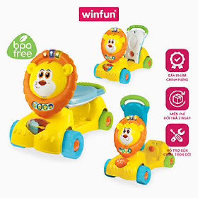 Xe Tập Đi Sư Tử Kết Hợp Xe Chòi Chân Scooter Winfun 0855NL