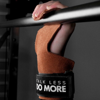 Găng Tay Tập GYM Hở Mu Da Bò Wrist Guard Aolikes (1 Đôi)