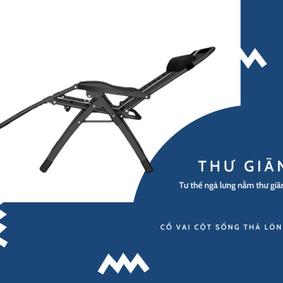 Ghế Xếp Có Massage Tay Kachi MK234 – Kèm Khay Để Ly