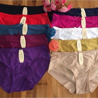 Combo 10 Quần Lót Nữ Trơn Beautiful Spring 5401 – Thun Lạnh Không Đường May, Siêu Mềm Mịn