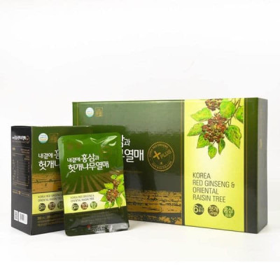 Nước Hồng Sâm Bổ Gan Daedong Hàn Quốc ( Hộp 50ml x 30 gói )