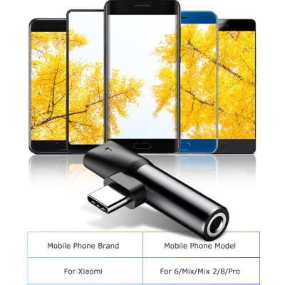 Cáp chuyển Baseus L41  Type C sang Audio 3.5mm và Type C- Hàng chính hãng