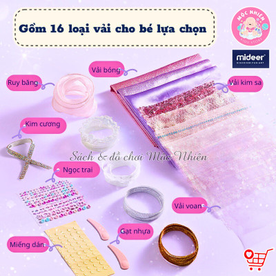 Đồ chơi thiết kế thời trang Mideer Clothing Design House - Dụng cụ may vá thủ công tại nhà cho bé từ 5 tuổi