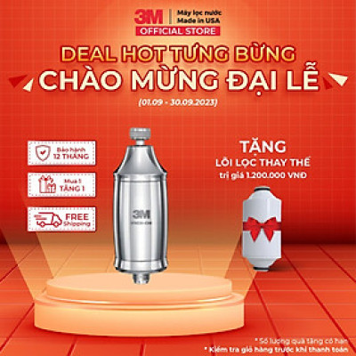 Thiết bị lọc sen tắm 3M SFKC01-CN1 - Bảo hành 12 tháng - Hàng chính hãng