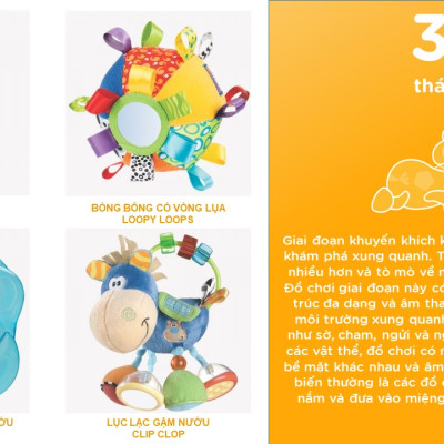 Thảm chơi đường hầm Playgro Honey Bee Bear Activity Tunnel Gym, cho bé sơ sinh đến 24 tháng