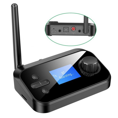 Hàng Chính Hãng - Bộ Thu Phát Âm Thanh Bluetooth C41-JA Bluetooth 5.0 Phạm Vi Kết Nối 10m Đa Dạng Kết Nối 3.5mm Optical Coaxial Chế Độ Chuyển Đổi Linh Hoạt RX TX Âm ThanH Hi-Fi Hỗ Trợ Đa Định Dạng Mp3 AAC SBC Pin Trâu 4-26Hỗ Trợ Thẻ Nhớ Ngoài - ROGTZ