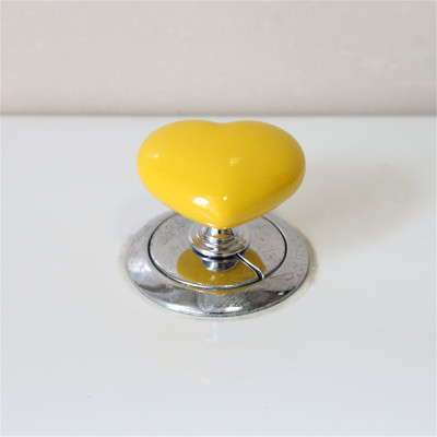 Nút Nhấn Bồn Cầu, Tay Nắm Ngăn Kéo Tủ Hình Trái Tim Đầy Màu Sắc