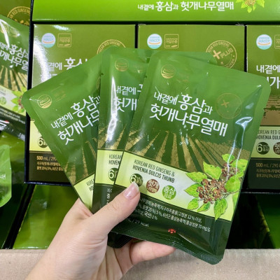 Nước Hồng Sâm Bổ Gan Daedong Hàn Quốc ( Hộp 50ml x 30 gói )