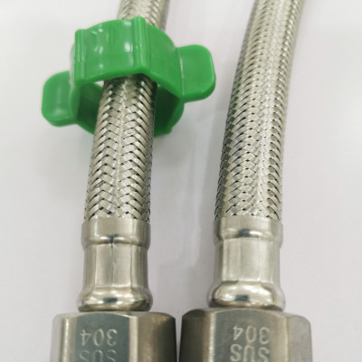 BỘ 2  DÂY CẤP NƯỚC INOX 304  DÀI 40 CM