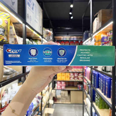 SET KEM ĐÁNH RĂNG CREST COMPLETE MULTI BENEFIT EXTRA  HƯƠNG TƯƠI MÁT 232Gx5