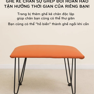 Ghế Thư Giãn Bập Bênh, Ghế Lười Đọc Sách Nghỉ Ngơi Có Kê Chân, Ghế Bập Bênh Giải Trí Xem Phim Bảo Hành 3 Năm