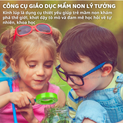 Kính Lúp cho bé Chú Sâu Háu Ăn Mideer Magnifying Glass The Very Hungry Caterpilar