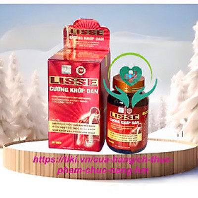 ￼Lisse cường khớp đan -(Hộp 30 viên)-  Hỗ trợ giảm nguy cơ thoái hoá khớp, giảm đau mỏi khớp
