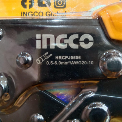 KỀM BẤM COS DÂY ĐIỆN AWG 20-10 INGCO HRCPJ0506 - HÀNG CHÍNH HÃNG