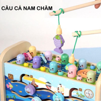 ĐỒ CHƠI GỖ-  trò chơi ĐẬP CHUỘT 7 IN 1 BẰNG GỖ- ĐẬP CHUỘT GỖ