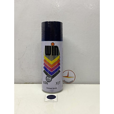 Sơn xịt Win màu xanh đen 216 400ml