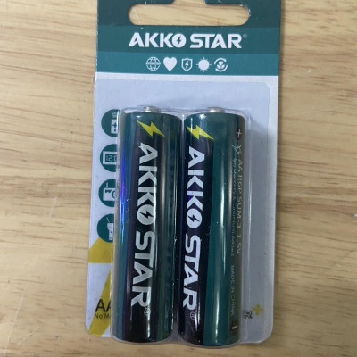 PIN AA ( VĨ 2 PIN ) 03806 AKKO STAR   - HÀNG CHÍNH HÃNG