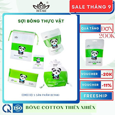 Combo Khăn Nén Tiện Dụng BEYAKI Bộ 5 Loại Sản Phẩm Sạch Sẽ Tiện Dụng