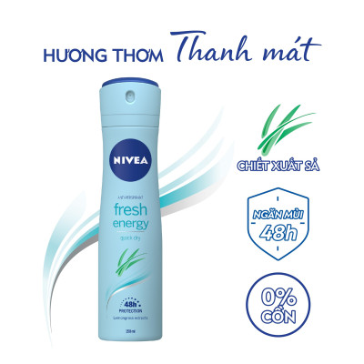 Xịt Ngăn Mùi NIVEA Tươi Mát Sức Sống (150 Ml) - 83750