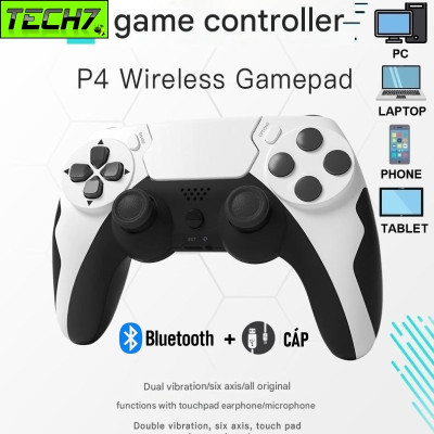 Gamepad Tay Game Không dây Bluetooth P48 cho máy tính , laptop , smartphone hàng nhập khẩu