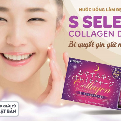 NƯỚC UỐNG LÀM ĐẸP DA S SELECT COLLAGEN DRINK (HỘP 10 LỌ)