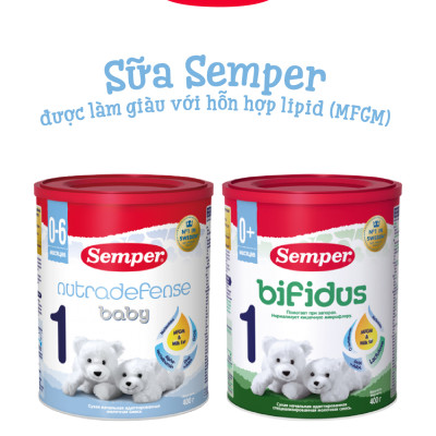 Sữa bột công thức Semper Bifidus số 2 400g