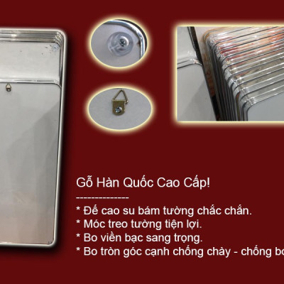 Tranh Treo Tường Gỗ Hàn Quốc phủ Melamin - Tranh treo tường phòng khách - Tranh treo tường bình hoa