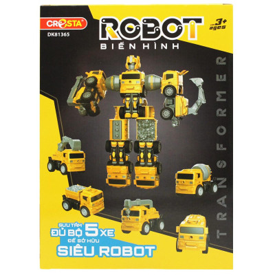 Đồ Chơi Robot Biến Hình - Xe Cẩu - Cresta DK81365