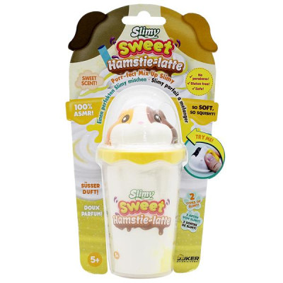 Slimy Cà Phê Hamstie-Latte Với Squishy Màu Vàng Dẻo Đáng Yêu - Slimy 33529/YE