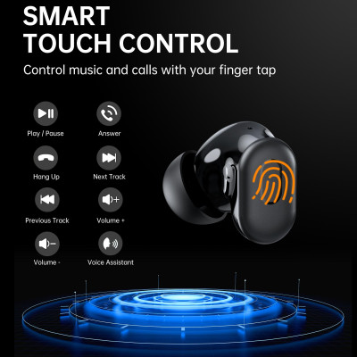 Tai nghe Choetech BH-T15 Bluetooth Chống Ồn Chủ Động True Wireless- hàng chính hãng