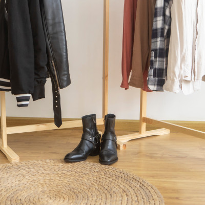 GIÁ TREO QUẦN ÁO THANH ĐƠN HÀN QUỐC SIZE S - SINGLE HANGER SIZE S