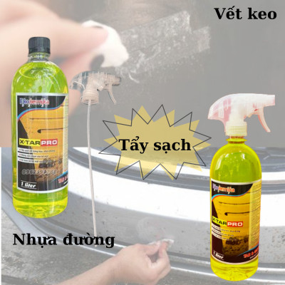 Xtar Pro - 1 lít - Dung dịch tẩy keo, nhựa đường - Ekokemika