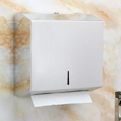 Hộp Đựng Giấy Vệ Sinh Inox Cao Cấp Gắn Tường ATMOR - 8091 (HÀNG CHÍNH HÃNG)