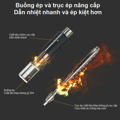 Máy ép dầu ăn thực vật Nóng và Lạnh thương hiệu Anh Quốc AOSIDA WF-J118 - Công suất 1800W - Hàng chính hãng