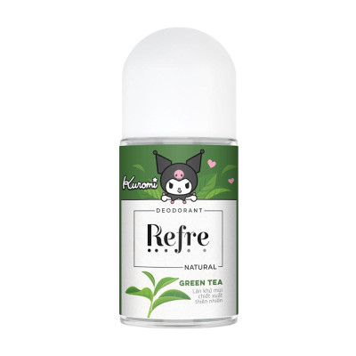 Lăn Khử Mùi Refre Natural Green Tea Hương Trà Xanh Thuần Khiết 40ml