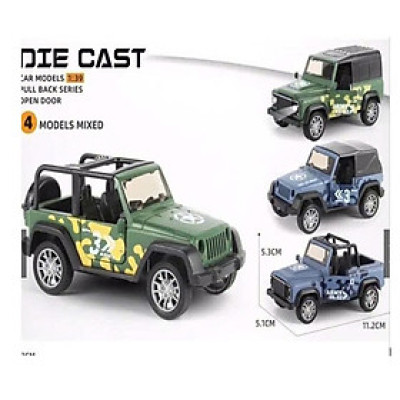 A7-123 Mô hình xe ô tô kim loại tỷ lệ 1:39 (KT 11x5x5.5cm)