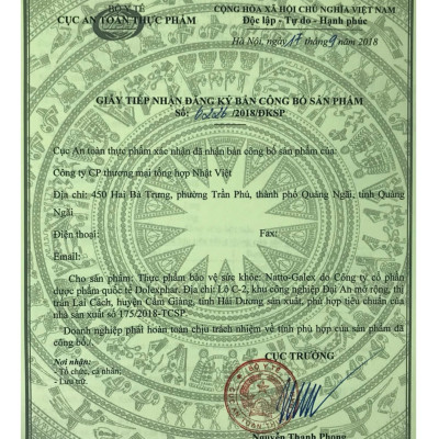 Thực phẩm chức năng Natto Galex - phòng ngừa tai biến & đột quỵ