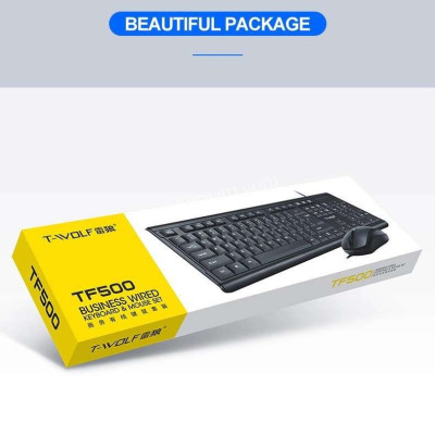 Bộ Phím Chuột T-Wolf TF500 – Hàng Chính Hãng