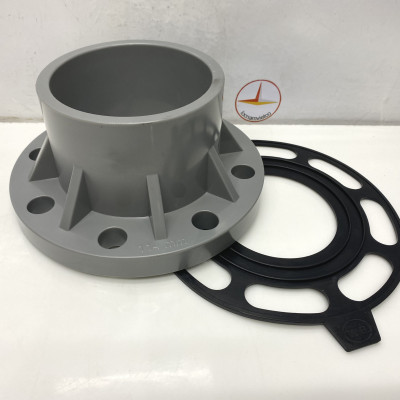Mặt bích 114 nhựa PVC Bình Minh (Flange)- MB114