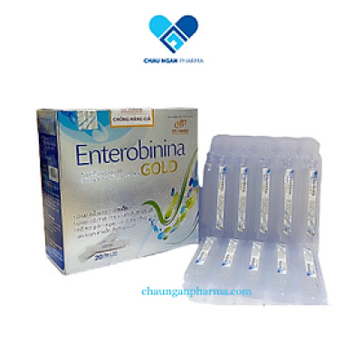Men tiêu hóa ENTEROBININA GOLD BN Hộp 20 ống