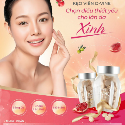 COMBO 2 HỘP COLLAGEN ĐẸP DA D-VINE (HỘP 60 VIÊN)