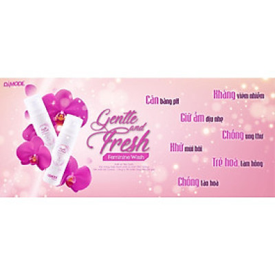 Dung dịch vệ sinh phụ khoa GENTLE AND FRESH DAMODE chai 135ml