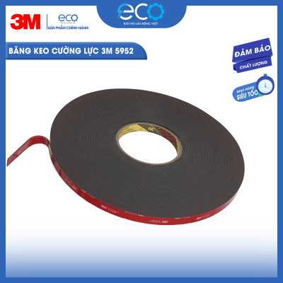 Băng keo cường lực siêu dính 2 mặt 3M 5952 kích thước 12mm x 4.5m