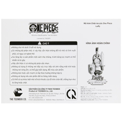 Đồ Chơi Mô Hình Acrylic Chibi One Piece - Luffy