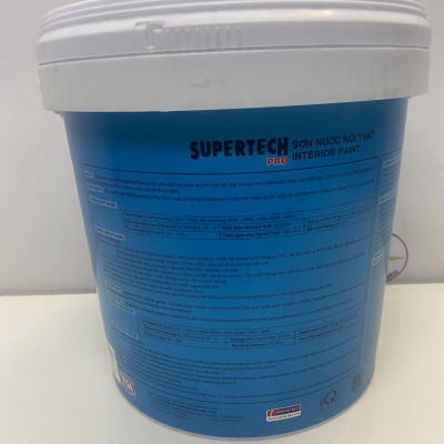 Sơn Nước Toa Supertech nội thất màu xám 8323 _5L