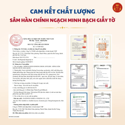 Hồng Sâm Nhung Hươu (70ml x 30 gói) – Daedong
