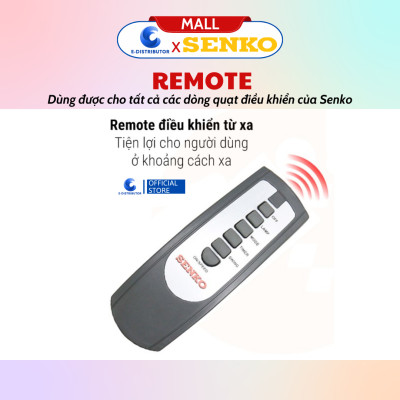 Remote điều khiển dành cho quạt điều khiển Senko -  hàng chính hãng