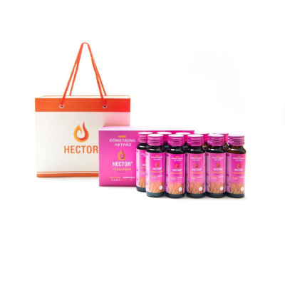 Nước đông trùng hạ thảo kết hợp Collagen Hector 50ml x10