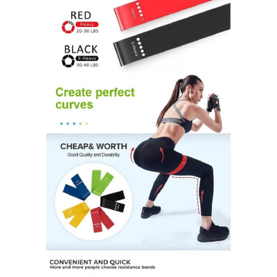 Dây Mini Band dododios, Dây Cao Su Kháng Lực Tập Chân Mông