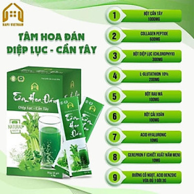 Tâm Hoa Đán - Diệp lục cần tây Collagen